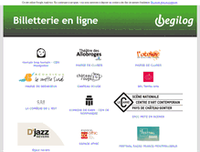 Tablet Screenshot of billetterie-legie.com
